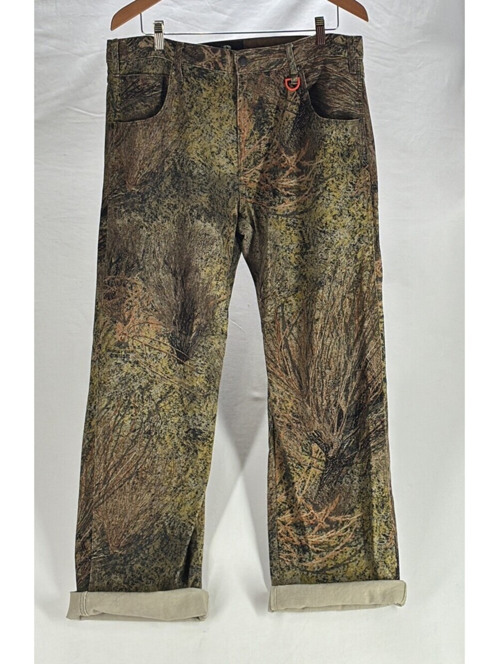 Modern Mossy Oak Brush Camo Pants 5 Pocket Jeans Y2K